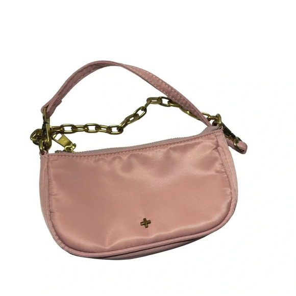 Peta + Jain Princess Polly Portia Mini Nylon Handbag in Pink/Gold - Picture 6 of 10